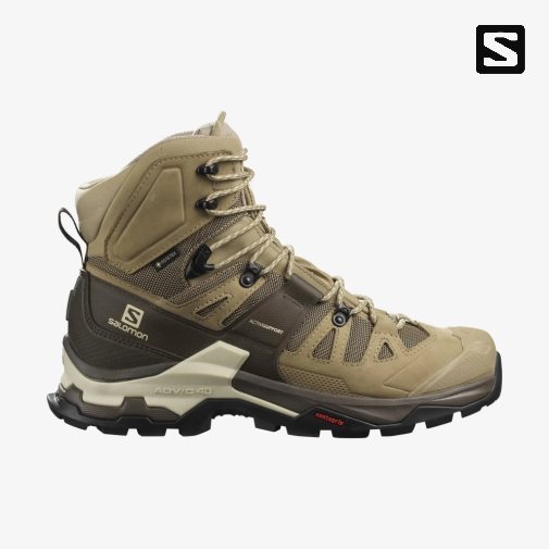 Botas Montaña Salomon Quest 4 GTX Hombre Verde Oliva | MX IOTK523